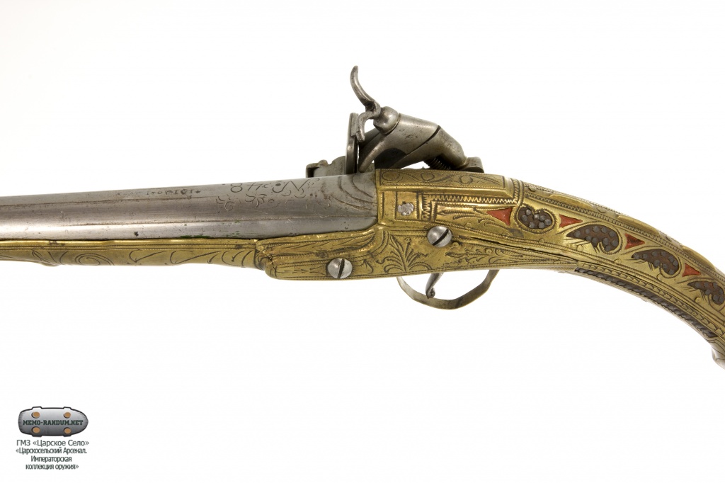 Пистолет кремнёвый. Инв.№ ЕД-49-III/КП-14949
