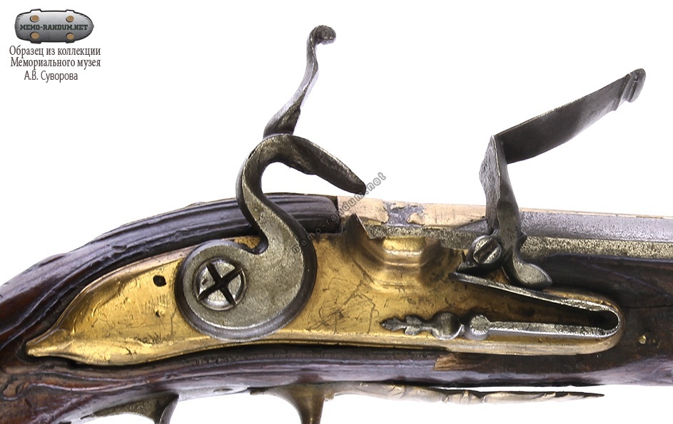 Пистолет польский (вид на замок) кремневый. Польша (?) 1751-1800. Инв.№ МС-1059