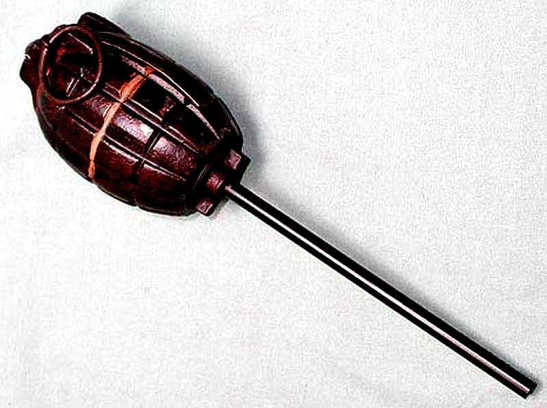 Граната Миллса (Mills bomb). шомпол для метания