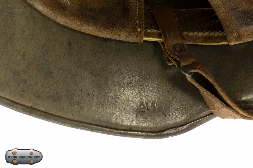 Штальхельм M1918.Зимний камуфляж, надпись E.V. Viipuri