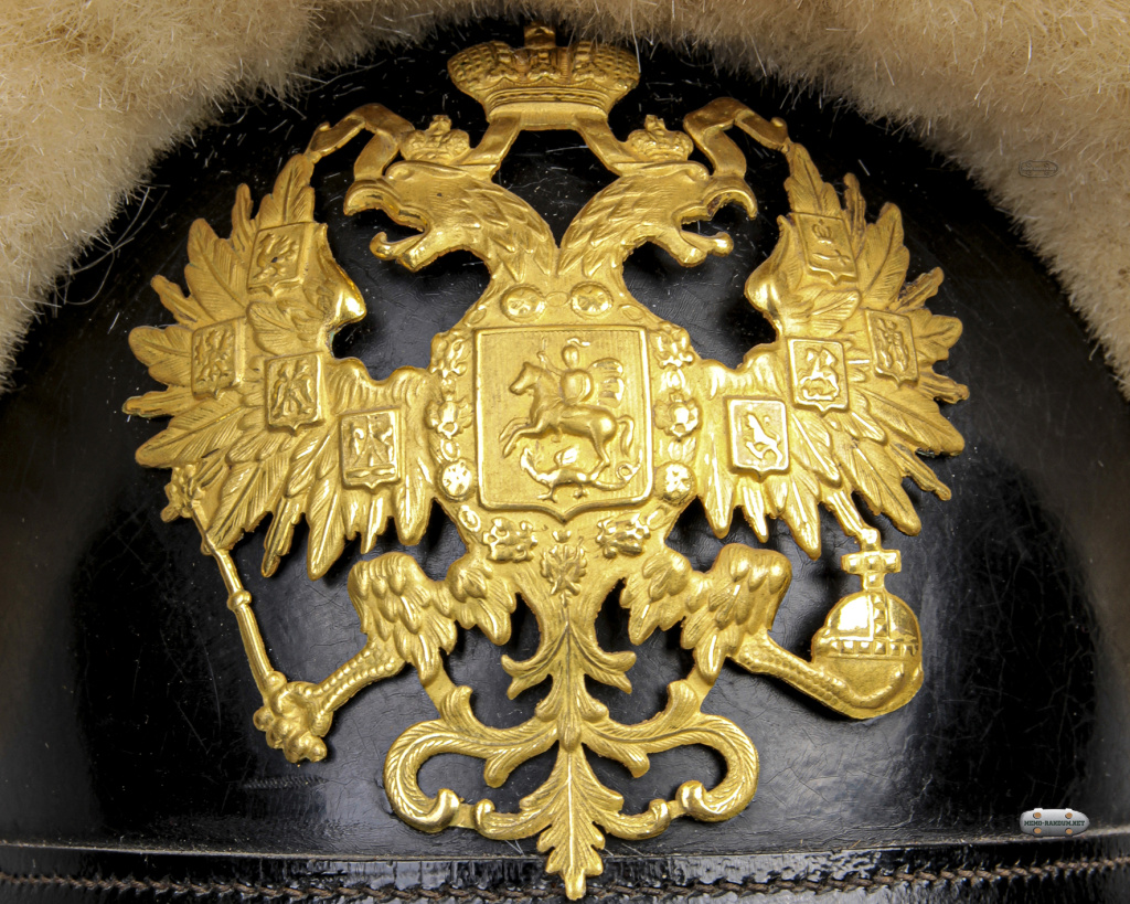 Головной убор Шефа 9-го драгунского Казанского полка (с 1912 по 1917 гг), Великой княжны Марии Николаевны, третей дочери императора Николая II. кокарда