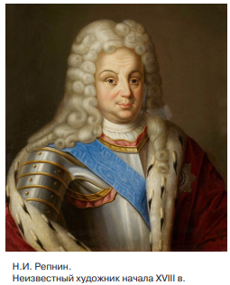 Н.И. Репин. 18 в.