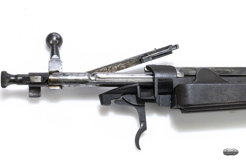 Винтовка Краг-Йоргенсен (Krag-Jørgensen) m1896. извлечение затвора