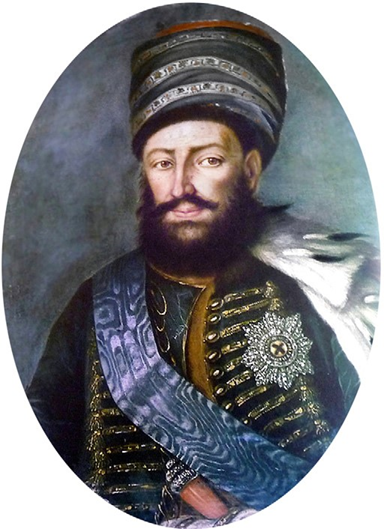 Царь Картлийско-Кахетинского царства Ираклий II. Портрет XVIII в.