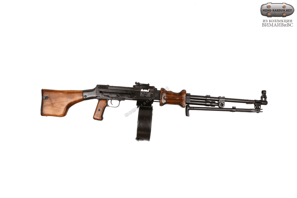 Ручной пулемёт Дегтярева модель 1944 года под патрон 7,62х39 мм. обзор 360