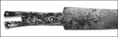Рис. 3. Полоса тесака. Россия, XVII в. (ОР-805)