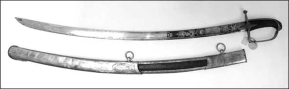 Рис. 2. Сабля Ганса Иоахима фон Цитена. Пруссия, 1745–1746 гг.
