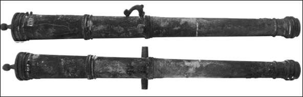 Рис. 3. Пищаль 2грив. Мастер Евсевий Данилов. 1681 г. Состояла на вооружении Нерчинского острога. Коллекция ВИМАИВиВС. Фото Багрина Е.А.