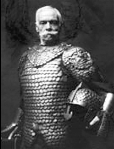Рис. 14. А. Я. Стшалецкий в доспехе