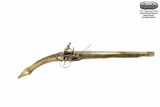 Пистолет албанский кремнёвый. Инв.№ ЕД-65-III/КП-14965