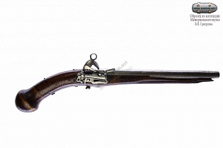 Пистолет кавказский (дагестанский) кремневый. Россия, Дагестан 1801-1900 (1048)