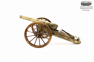 Модель 87-мм полевой лёгкой пушки образца 1877 года