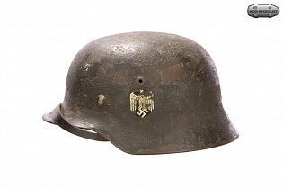 Stahlhelm M35. однодекальный Heer. ET 68 / 4733