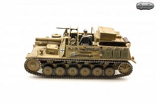 Модель германской (САУ) Штурмпанцер II (нем. Sturmpanzer II).15 cm s.I.G.33B Sfl