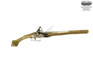 Пистолет турецкий кремнёвый. Инв.№ЕД-43-III/КП-14943