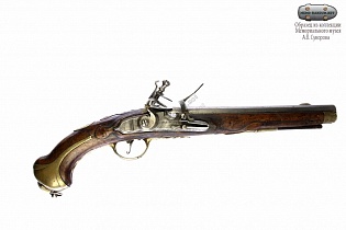 Пистолет прусский кремневый гвардейский. Пруссия, Потсдам. Инв.№ МС-1039