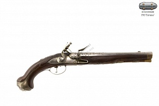 Кремневый пистолет.  Россия, Тула, 1740-70-е гг. (инв.№ГДМ-136-1Х)