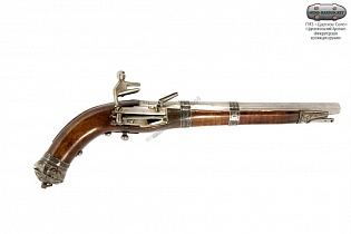 Пистолет кремнево-ударный. L. Lazarino (18 век). Италия КП-14959/1