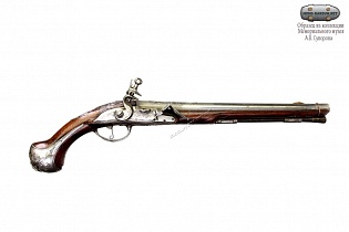 Пистолет прусский, кремневый, офицерский  Европа, Пруссия, ﻿XVIII в.