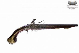 Пистолет кремневый итальянский (кавалерийский ?). Италия. 1701-1800. Инв.№ МС-18003