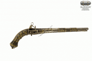 Пистолет кавказский кремнёвый. Инв. № КП-14944