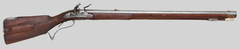 Ил. 10. Кремневый штуцер. Чехия, Лейтмеритц (Литомержице), мастер Франц Антон Перет, 1730–1740-е гг. ГМЗ «Гатчина», инв. № ГДМ-384-IX Ил. 10. Кремневый штуцер. Чехия, Лейтмеритц (Литомержице), мастер Франц Антон Перет, 1730–1740-е гг. ГМЗ «Гатчина», инв. № ГДМ-384-IX