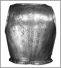 Части доспеха (грудная и спинная части кирасы) Лжедмитрия I. 1605–1606 гг. Собрание Института искусств в Чикаго 