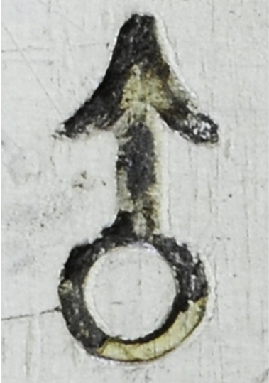 Ил. 19. 1808 г. Клеймо на казенной части ствола. ВИМАИВиВС, инв. № 1/365