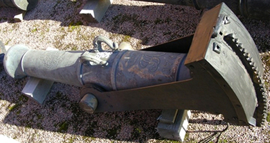 Ил. 3. Механизм опрокидывания ствола Ил. 3. Механизм опрокидывания ствола