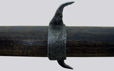 Ил. 3. Ложевое кольцо как шип-упор ружья № 504-56 из собрания Кунсткамеры Ил. 3. Ложевое кольцо как шип-упор ружья № 504-56 из собрания Кунсткамеры