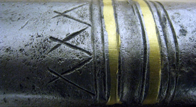 Ил. 5. Декор ствола ружья № XII-1278 из собрания Кунсткамеры Ил. 5. Декор ствола ружья № XII-1278 из собрания Кунсткамеры