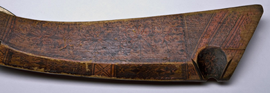 Ил. 10. Полукруглый вырез на прикладе ложи ружья № 1036-244 из собрания Кунсткамеры Ил. 10. Полукруглый вырез на прикладе ложи ружья № 1036-244 из собрания Кунсткамеры