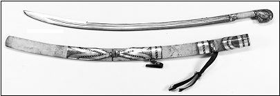 Рис. 7. Жалованная сабля И. Курунина. Клинок: Зап. Европа, XVIII – первая пол. XIX вв. Оправа: сер. – вторая пол. XIX в. Инв. № В.О.-3779 