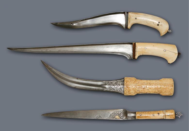 Ил. 5. Формы короткоклинкового оружия, бытовавшие в Средней Азии