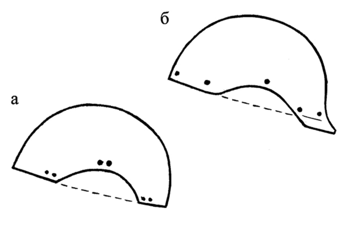 Ил. 1: а. «Черепник», нач. XVI в. Вritish Museum, инв. 1961, 0202.29; б. «Черепник», 1500–1530 гг. Royal Armouries, инв. IV.276 